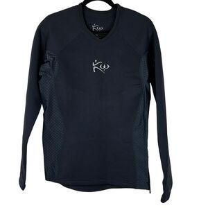 NWT Kutting Weight V3 Sauna Shirt Pullover Sz L Black Sweat Tech Side Zip